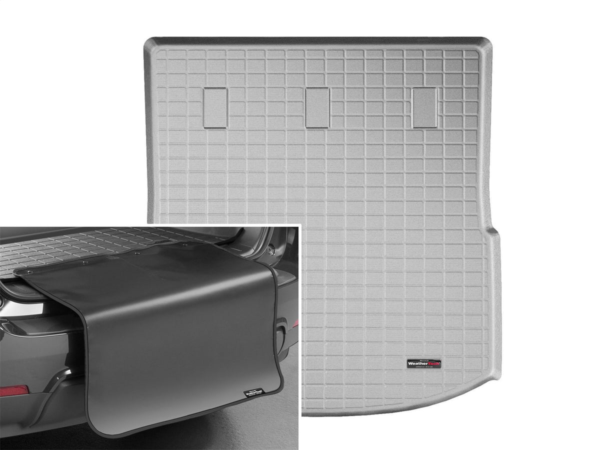 Weathertech - Cargo Liner w/Bumper Protector - Gray Behind 2nd Row Seating 18-24 Enclave - 421081SK