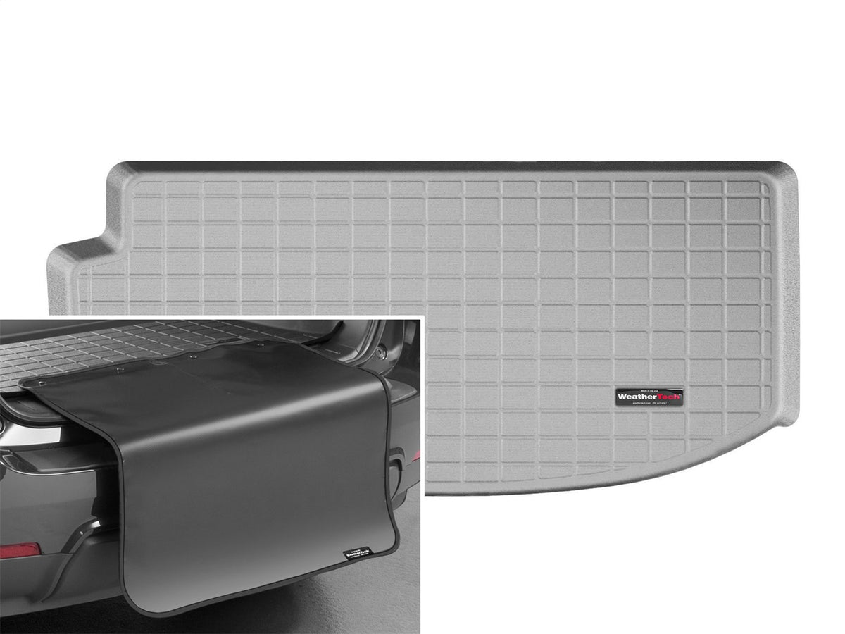 Weathertech - Cargo Liner w/Bumper Protector - Gray Behind 3rd Row Seating 18-24 Enclave - 421082SK