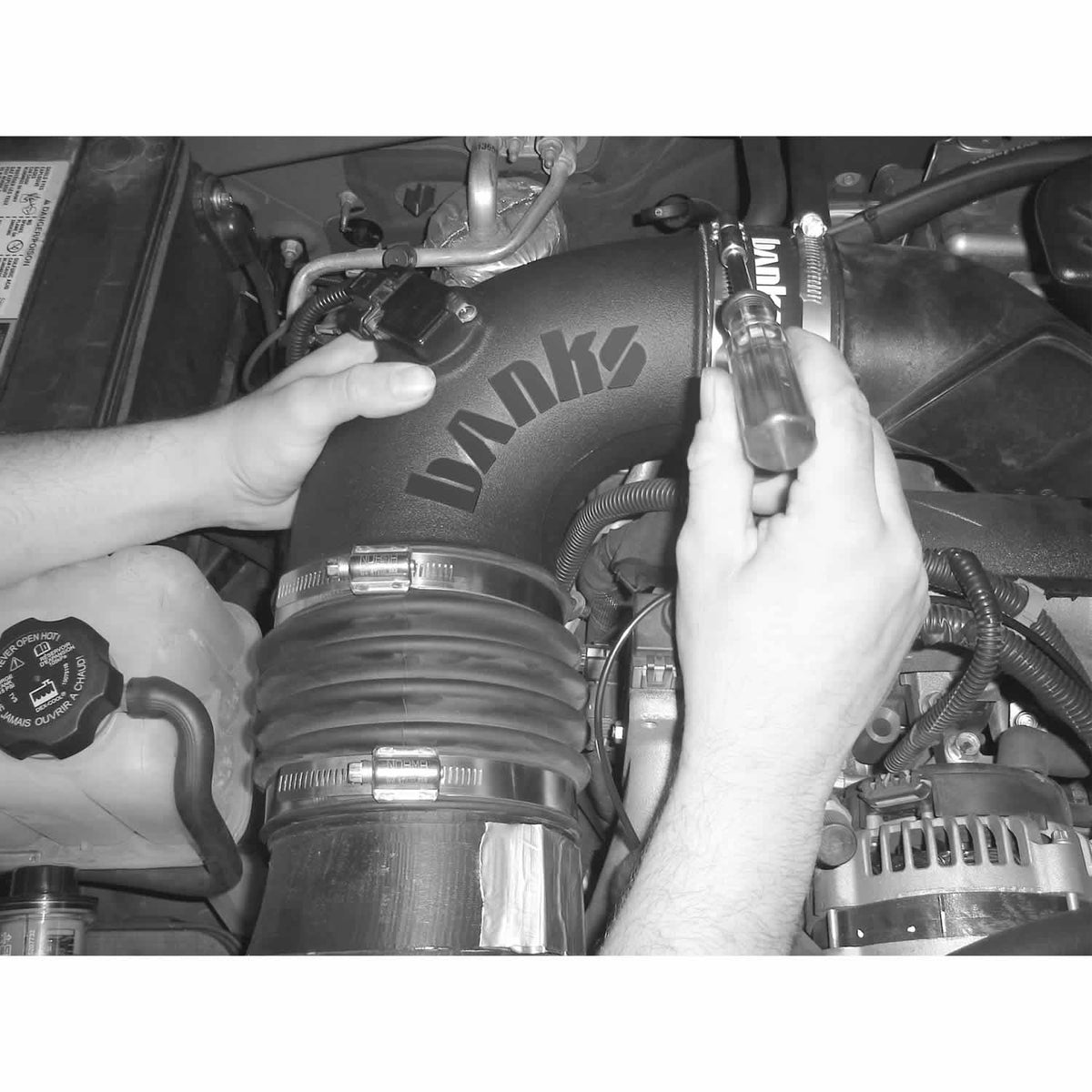 Banks Power 06-07 Chevy 6.6L LLY/LBZ Ram-Air Intake System - Dry Filter - 42142-D