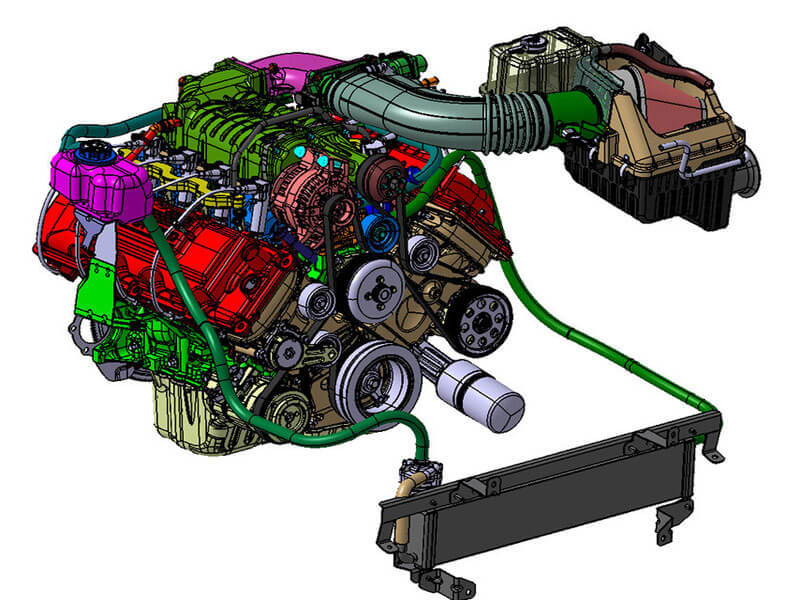 Roush - 2011-2014 Roush 6.2L F-150 Raptor Supercharger R2300 Phase 2 Kit - 590 HP - 421432
