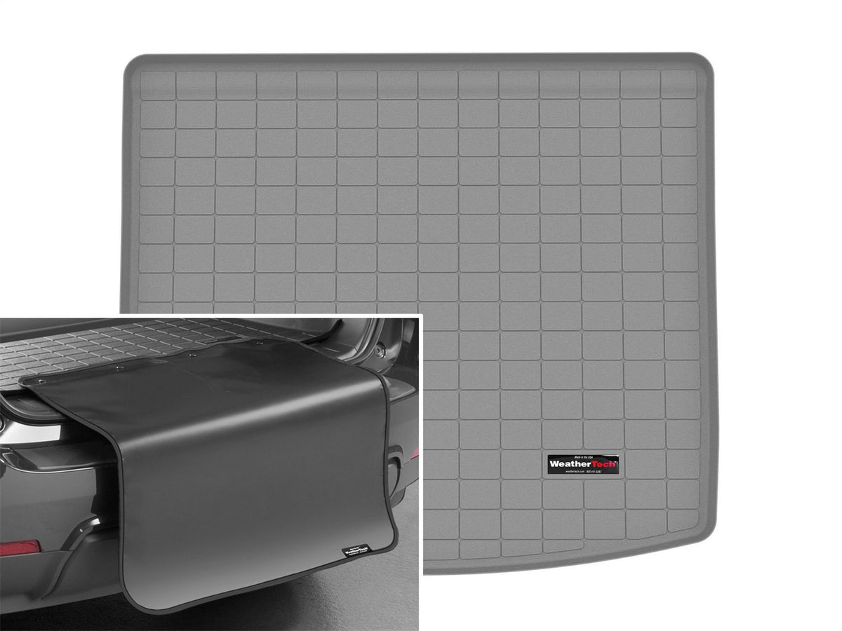 Weathertech - Cargo Liner w/Bumper Protector - Gray Behind 2nd Row Seating 22-25 Eclipse Cross - 421445SK