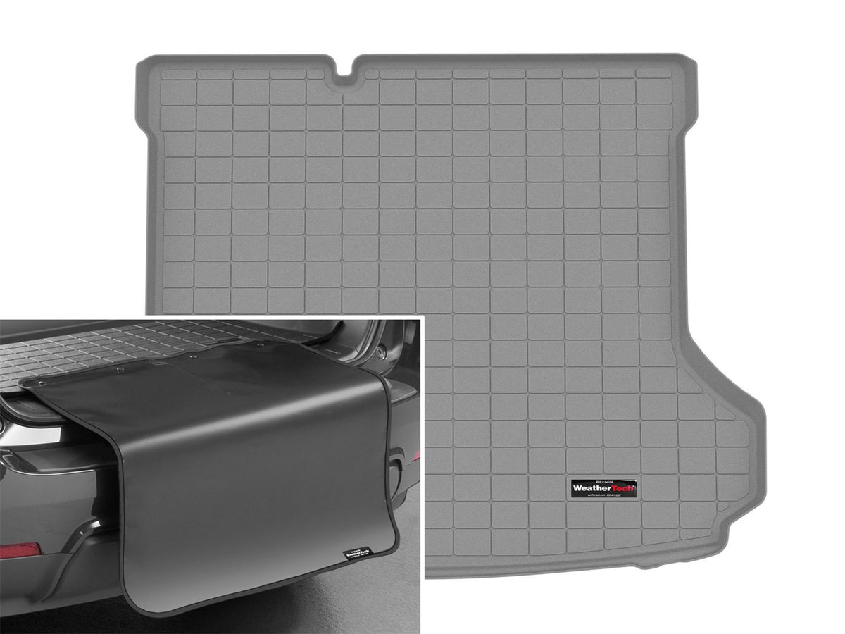 Weathertech - Cargo Liner w/Bumper Protector - Gray Behind 2nd Row Seating 21-23 ID.4 - 421489SK