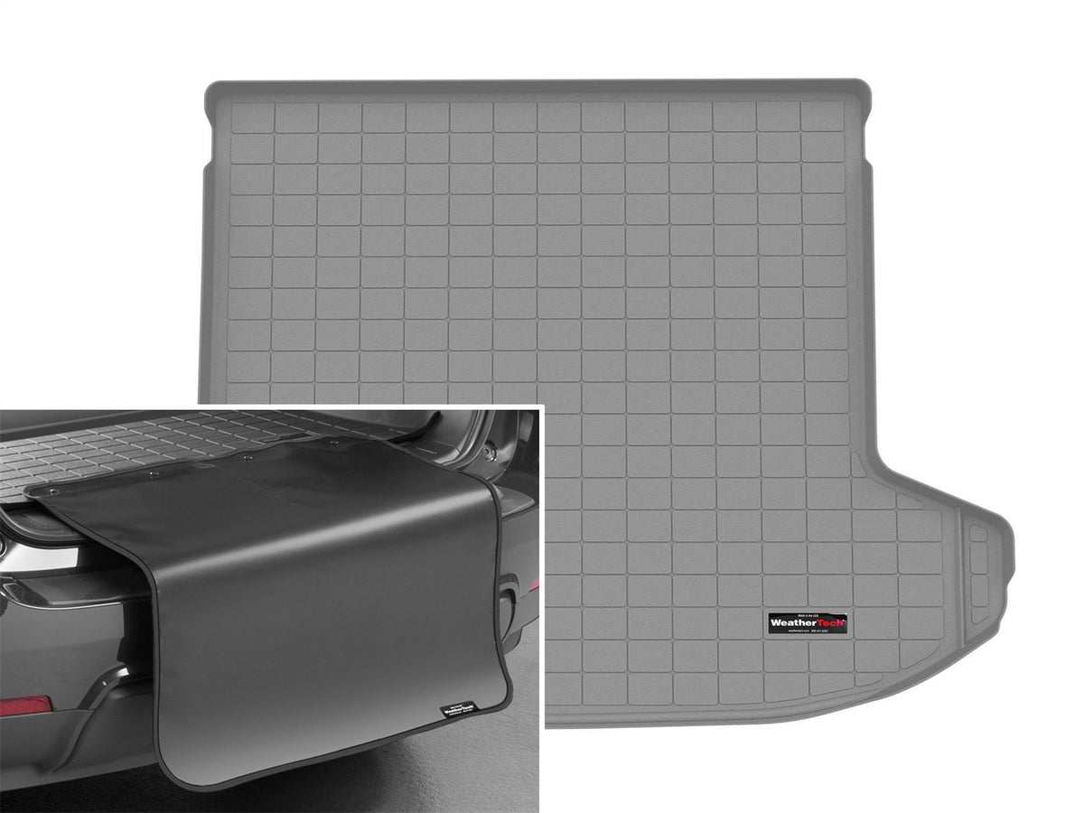 Weathertech - Cargo Liner w/Bumper Protector - Gray Behind 2nd Row Seating 23-26 Sportage - 421538SK
