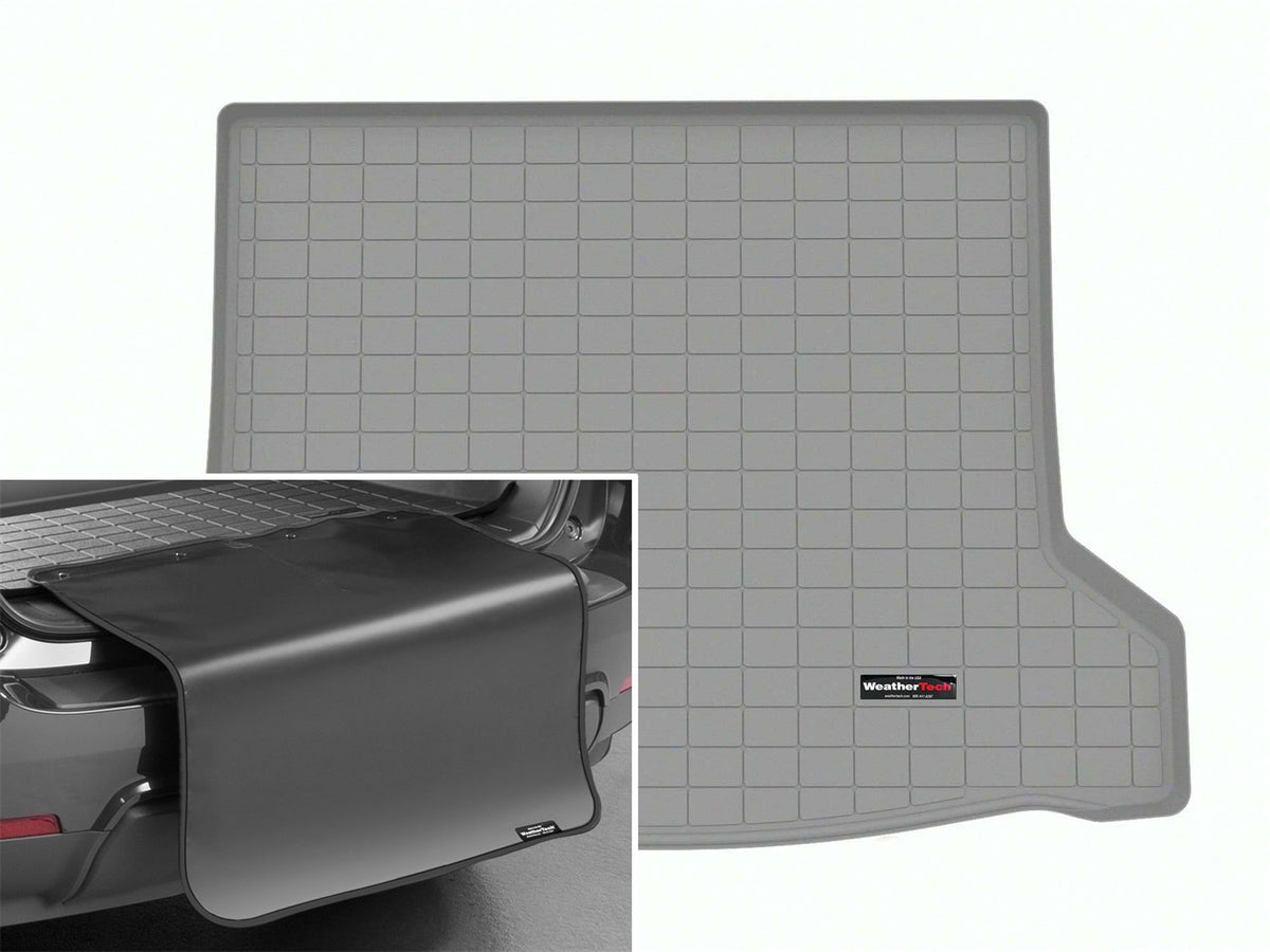 Weathertech - Cargo Liner w/Bumper Protector - Gray Behind 2nd Row Seating 23-26 LYRIQ - 421668SK