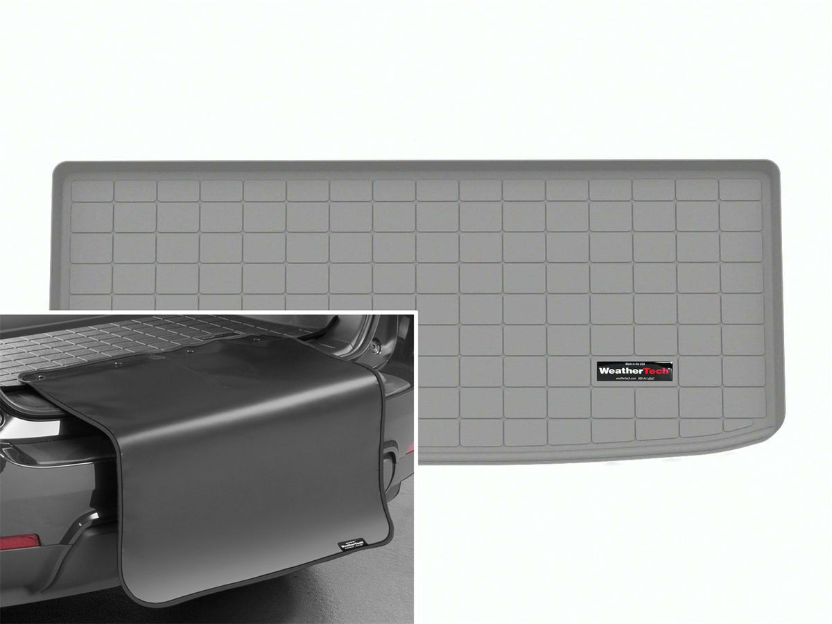 Weathertech - Cargo Liner w/Bumper Protector - Gray Behind 3rd Row Seating 23-25 Pilot - 421680SK