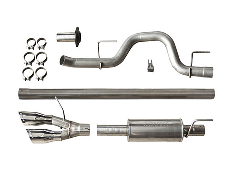 Roush - Roush 2011-2014 F-150 Cat-Back Exhaust - 6.2L/5.0L/3.5L Side Exit - 421711