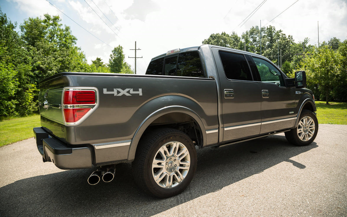 Roush - Roush 2011-2014 F-150 Cat-Back Exhaust - 6.2L/5.0L/3.5L Side Exit - 421711
