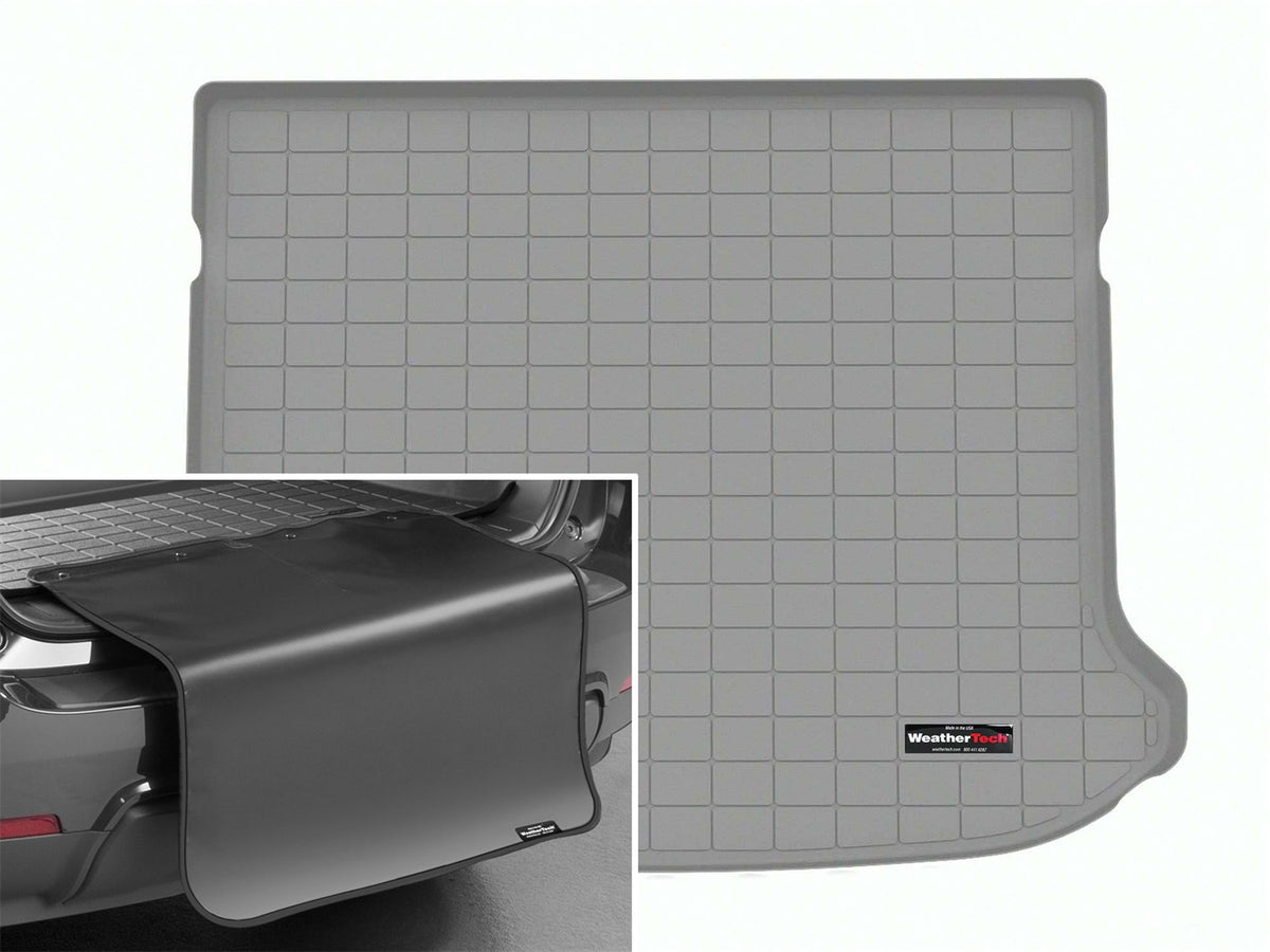 Weathertech - Cargo Liner w/Bumper Protector - Gray Behind 2nd Row Seating 23-25 GV60 - 421713SK