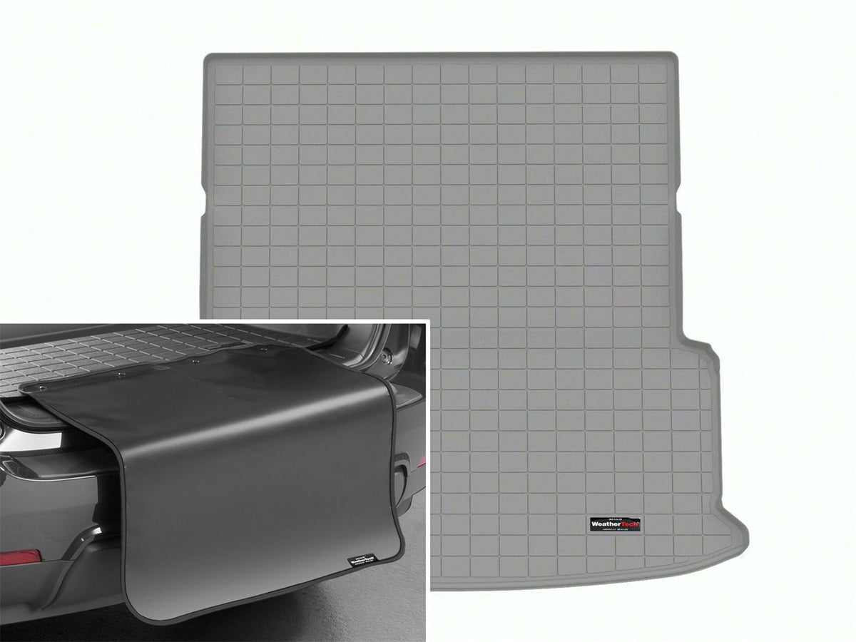 Weathertech - Cargo Liner w/Bumper Protector - Gray Behind 2nd Row Seating 24-26 Grand Highlander - 421737SK