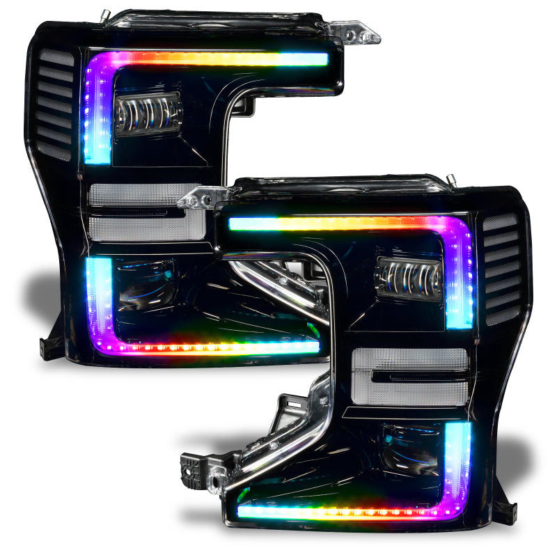 Oracle 2022 Ford F250/350 Super Duty Dynamic ColorSHIFT Headlight DRL Kit w/Switchback SEE WARRANTY - 1449-332