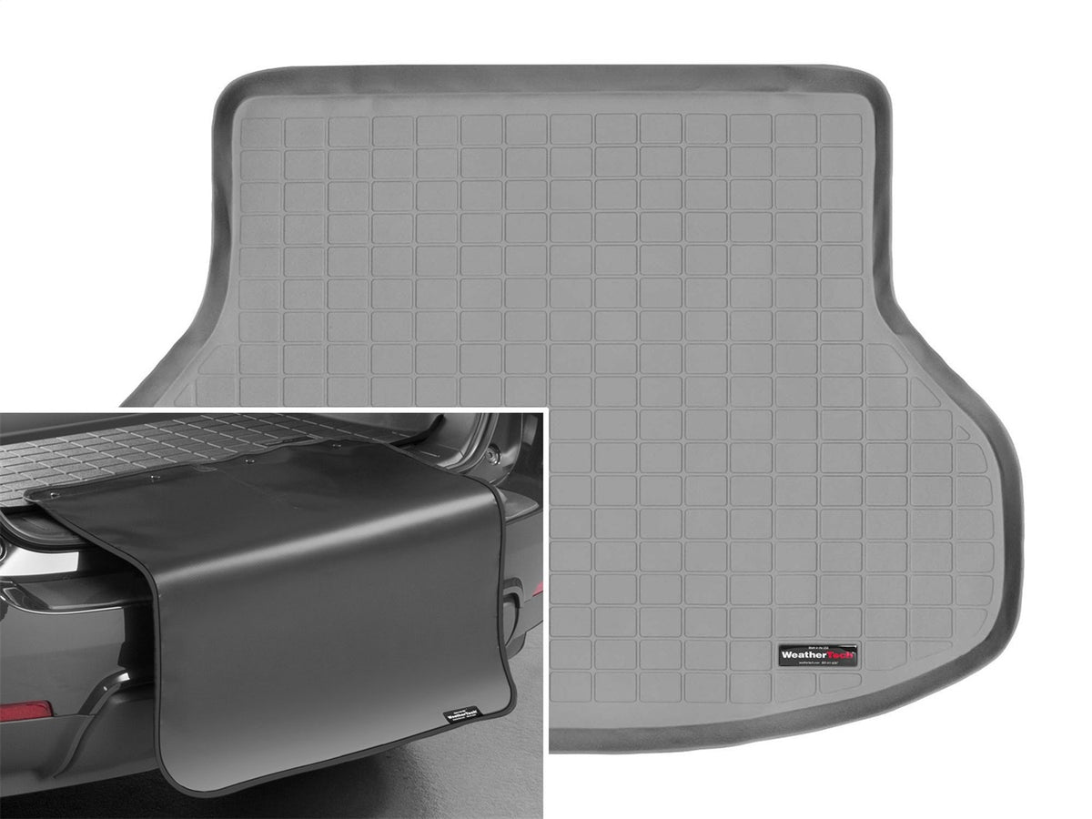 Weathertech - Cargo Liner w/Bumper Protector - Gray Behind 2nd Row Seating 01-07 Highlander - 42201SK
