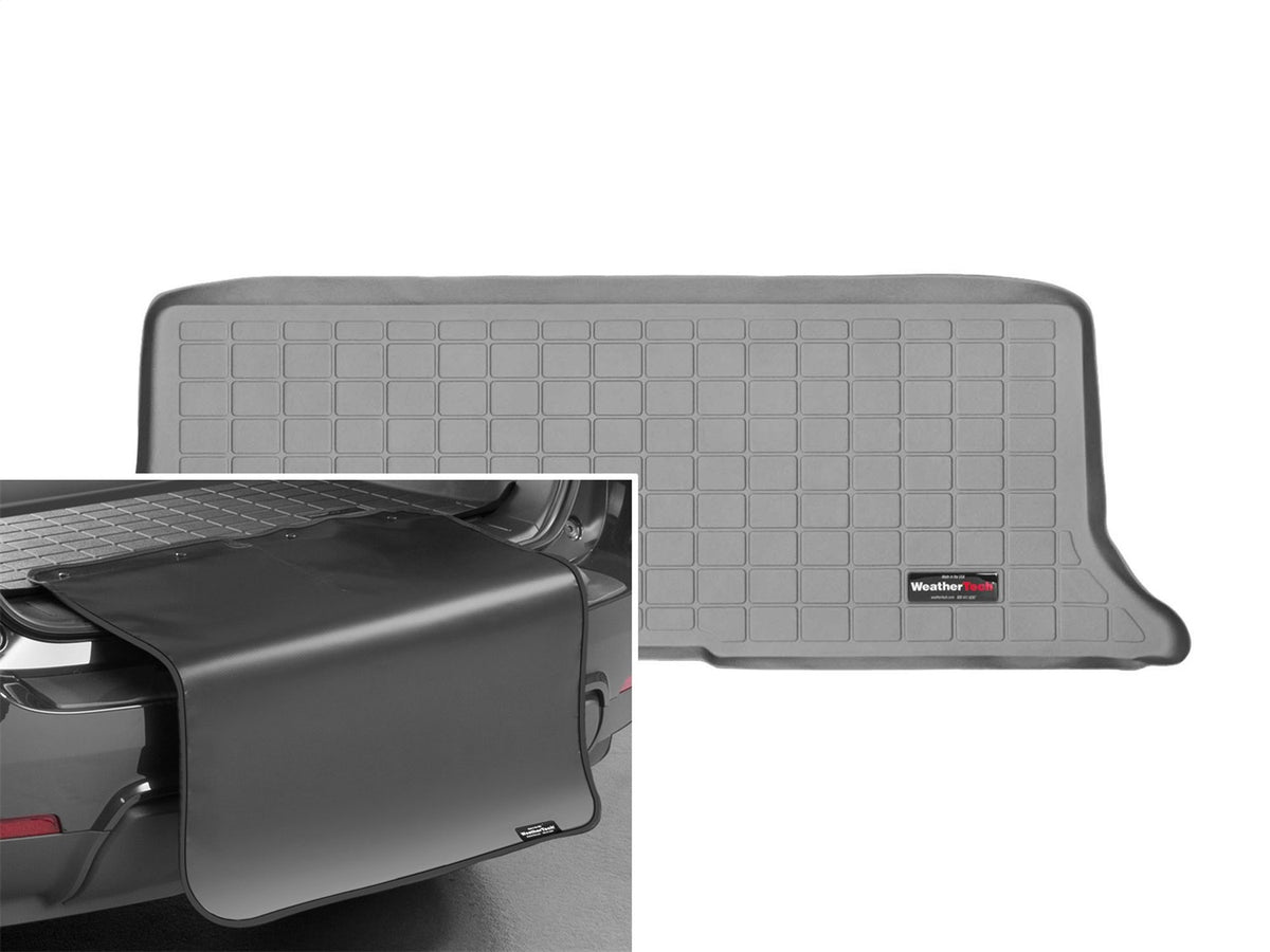 Weathertech - Cargo Liner w/Bumper Protector - Gray Behind 3rd Row Seating 03-17 Expedition / 03-17 Navigator - 42223SK