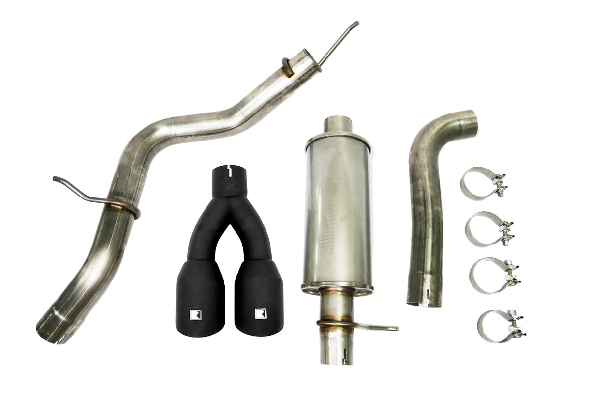 Roush 19-23 Ford Ranger 2.3L Performance Catback Exhaust w/ Black Tips - 422179-BLK