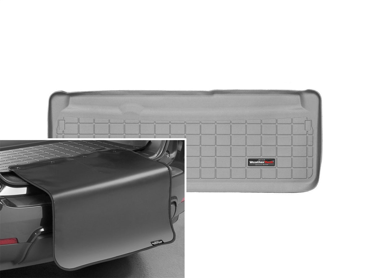 Weathertech - Cargo Liner w/Bumper Protector - Gray Behind 3rd Row Seating 11-20 Sienna - 42446SK