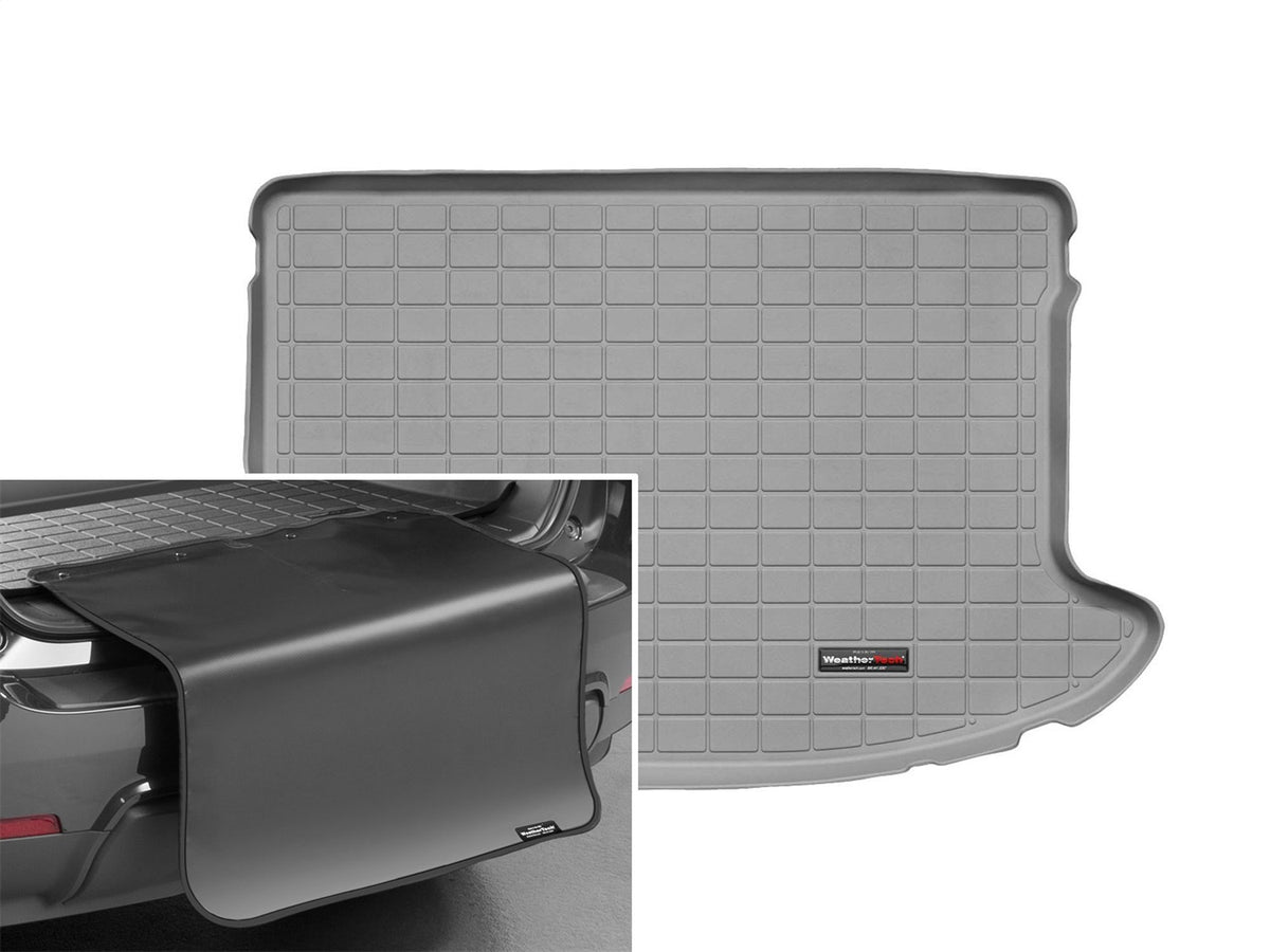 Weathertech - Cargo Liner w/Bumper Protector - Gray Behind 2nd Row Seating - 42455SK