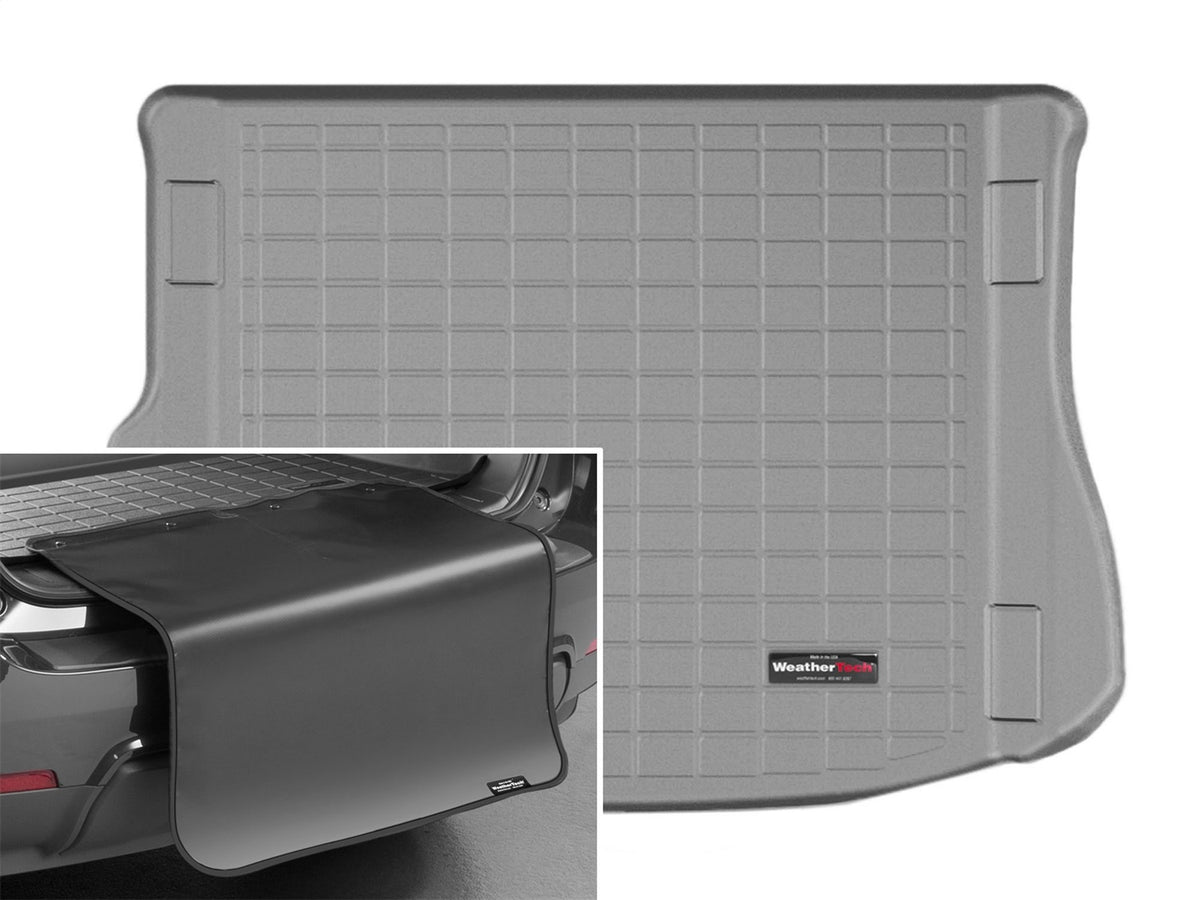 Weathertech - Cargo Liner w/Bumper Protector - Gray Behind 2nd Row Seating 12-19 Rover Range Rover Evoque - 42525SK