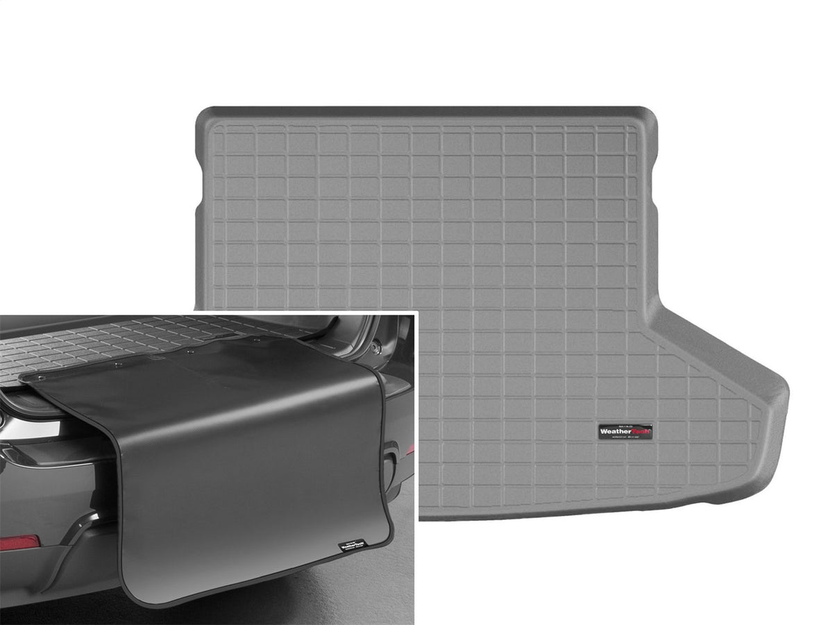 Weathertech - Cargo Liner w/Bumper Protector - Gray 12-17 Prius - 42537SK