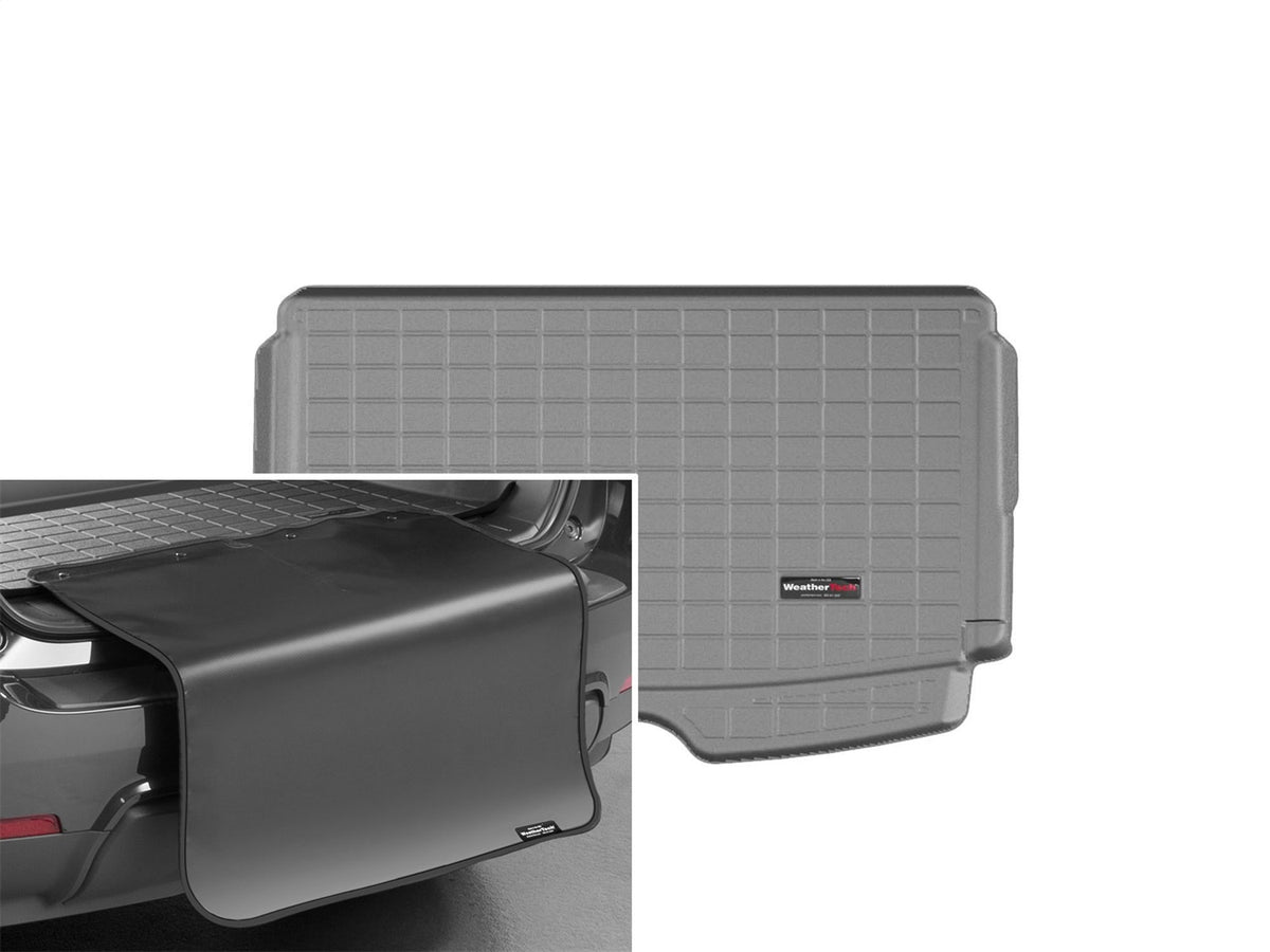 Weathertech - Cargo Liner w/Bumper Protector - Gray Behind 2nd Row Seating 11-16 Cooper Countryman - 42539SK