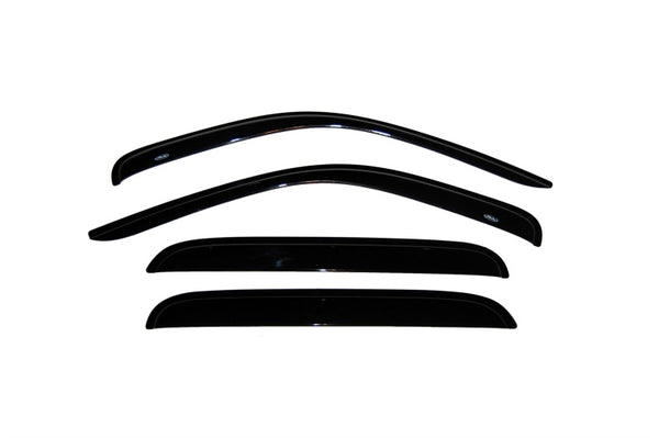 AVS 00-04 Dodge Dakota Crew Cab Ventvisor Outside Mount Window Deflectors 4pc - Smoke - 94853 for 2000-2004 Dodge Dakota - fr