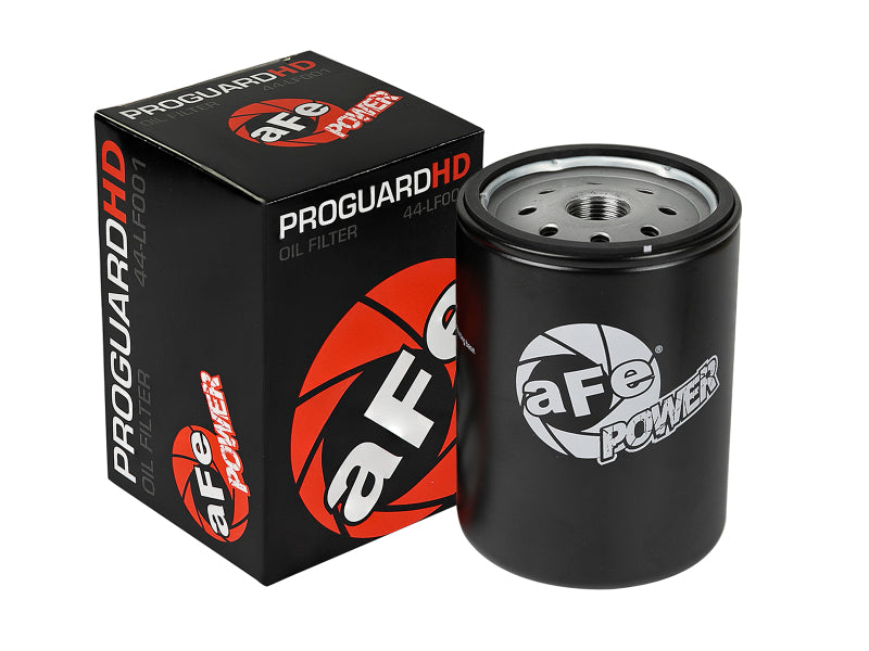 aFe ProGuard D2 Fluid Filters Oil for 01-17 GM Diesel Trucks V8-6.6L (4 Pack) - 44-LF001-MB