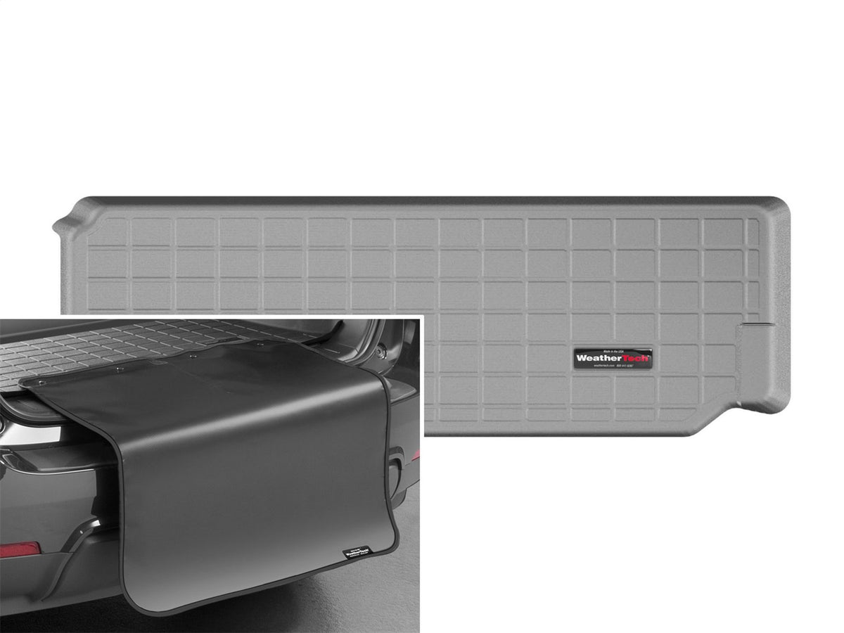 Weathertech - Cargo Liner w/Bumper Protector - Gray Behind 3rd Row Seating 07-18 X5 - 42667SK