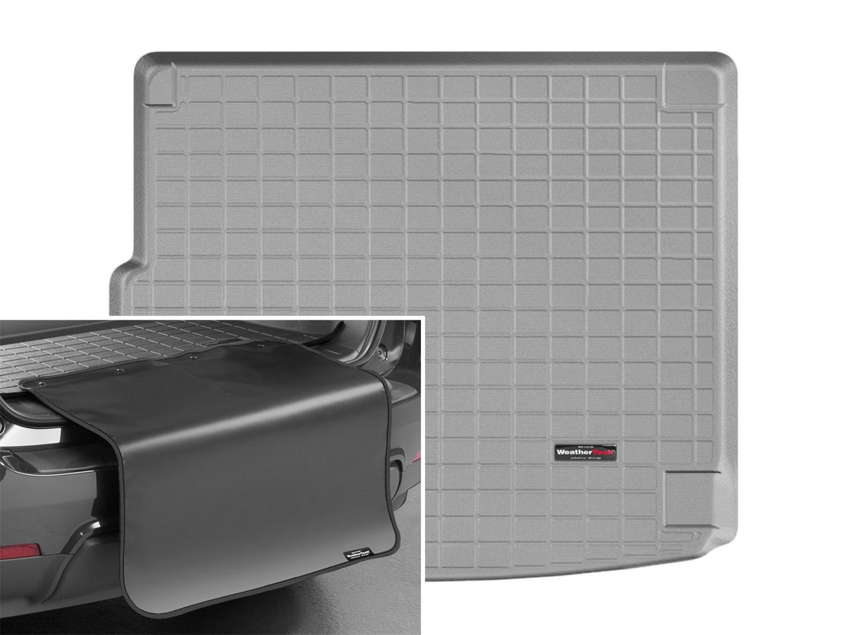 Weathertech - Cargo Liner w/Bumper Protector - Gray Behind 2nd Row Seating 11-18 Cayenne - 42675SK