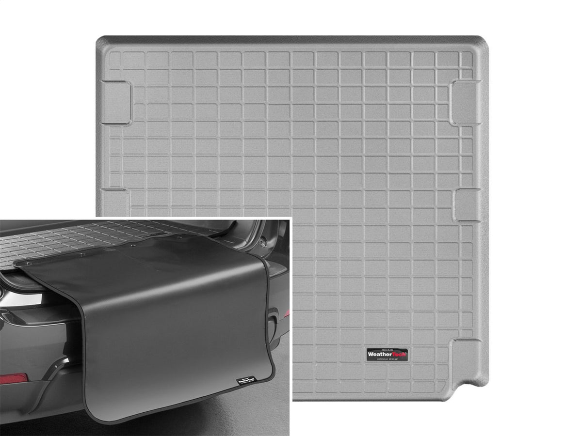 Weathertech - Cargo Liner w/Bumper Protector - Gray Behind 2nd Row Seating 07-18 X5 - 42688SK