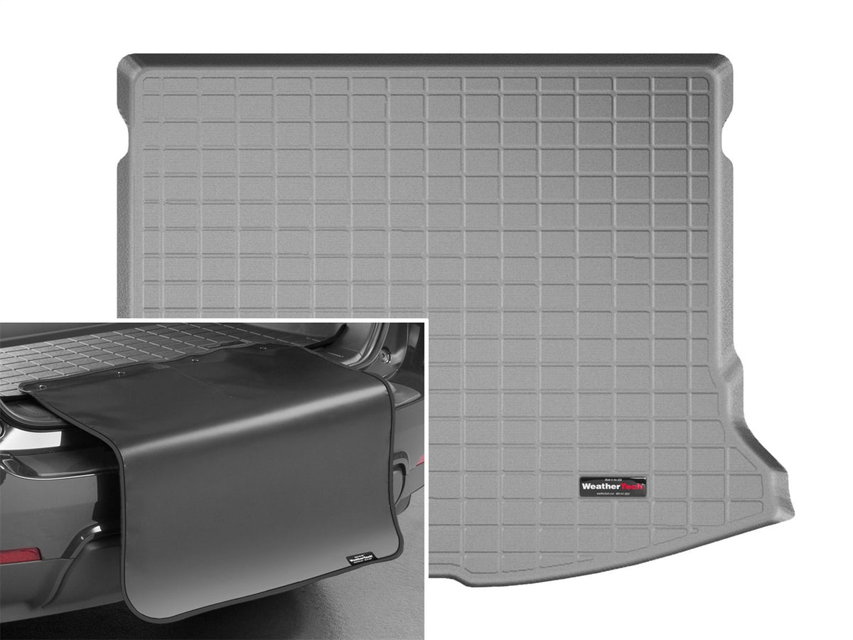Weathertech - Cargo Liner w/Bumper Protector - Gray Behind 2nd Row Seating 15-18 V60 - 42771SK
