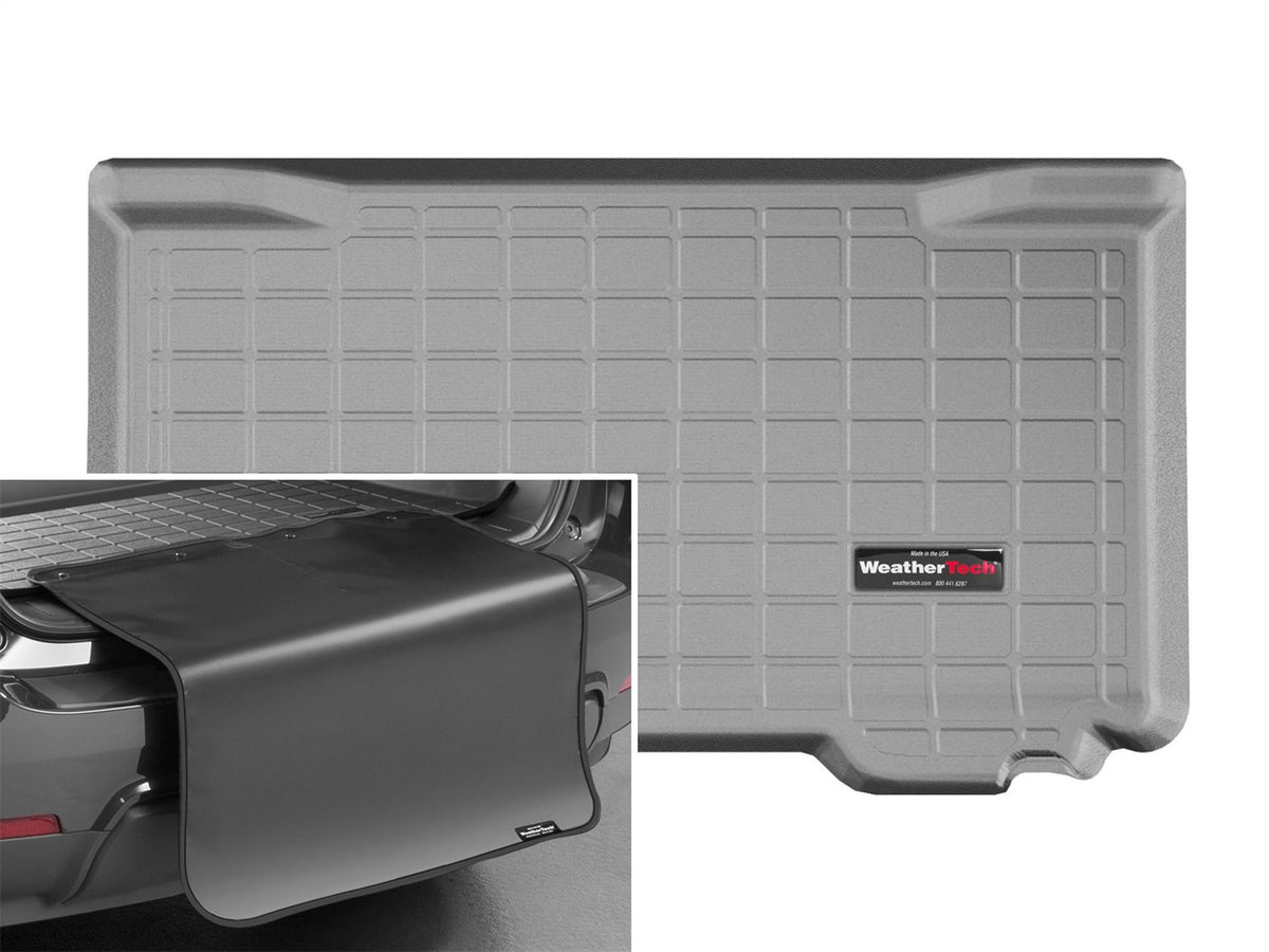 Weathertech - Cargo Liner w/Bumper Protector - Gray Behind 2nd Row Seating 23-25 Cooper / 23-24 Cooper Countryman - 4277