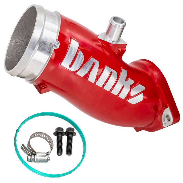 Banks Power 17-24 Chevrolet/GMC 2500/3500 6.6L Duramax L5P Monster-Ram Turbo Inlet Elbow - Red - 42792-R