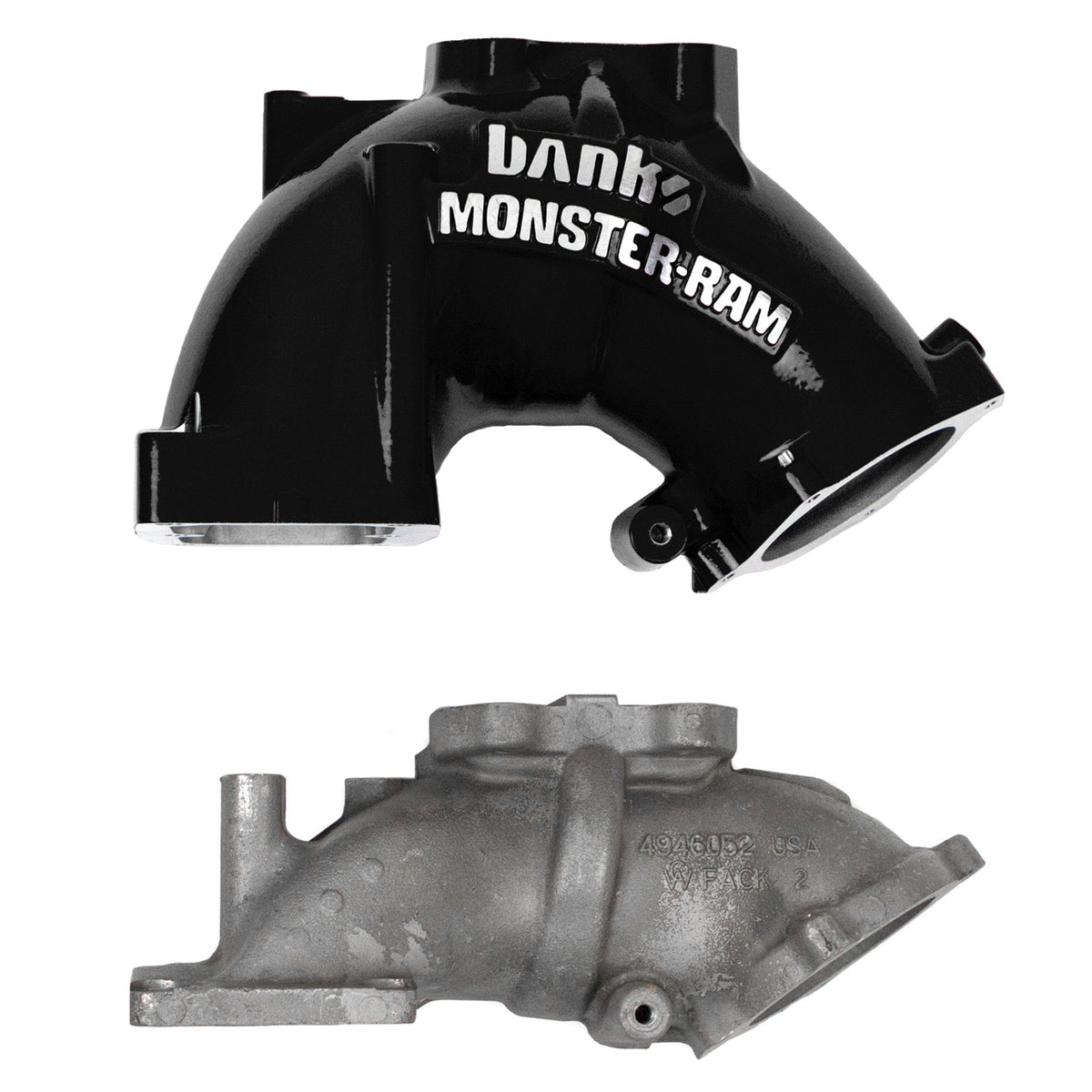 Banks Power 2007.5-2012 Ram 6.7L Monster-Ram Intake System Gen-2 w/Fuel Line - Black w/Heater System - 42797-B