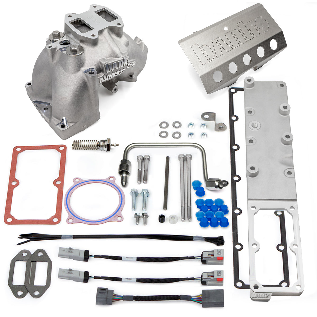 Banks Power 13-18 Ram 6.7L Monster-Ram Intake System Gen-2 w/Fuel Line - Natural w/Heater System - 42798