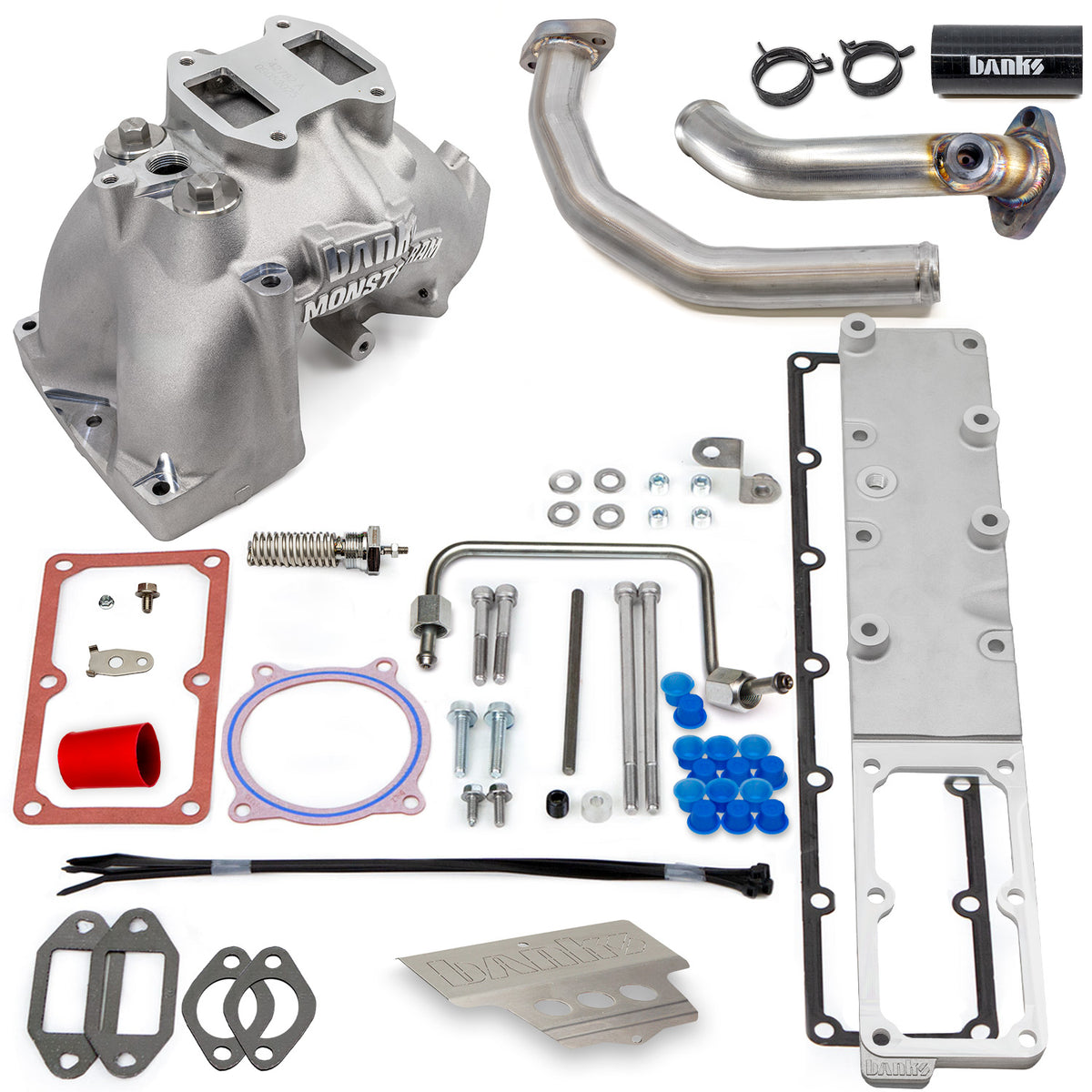 Banks Power 19-24 Ram 3500/4500/5500 6.7L Diesel Monster-Ram Intake System w/Fuel Line - Natural - 42805-N