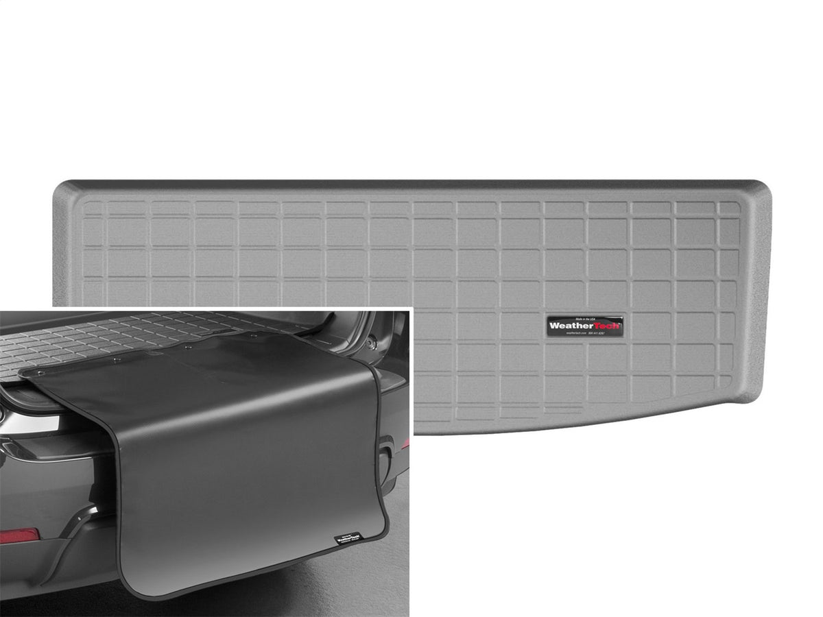 Weathertech - Cargo Liner w/Bumper Protector - Gray Behind 3rd Row Seating 20-25 XT6 / 17-23 Acadia - 42925SK