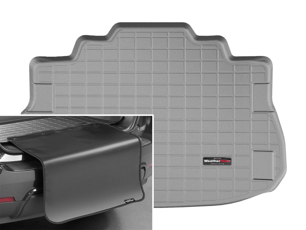 Weathertech - Cargo Liner w/Bumper Protector - Gray Behind 2nd Row Seating 17-19 Rover Range Rover Evoque - 42928SK