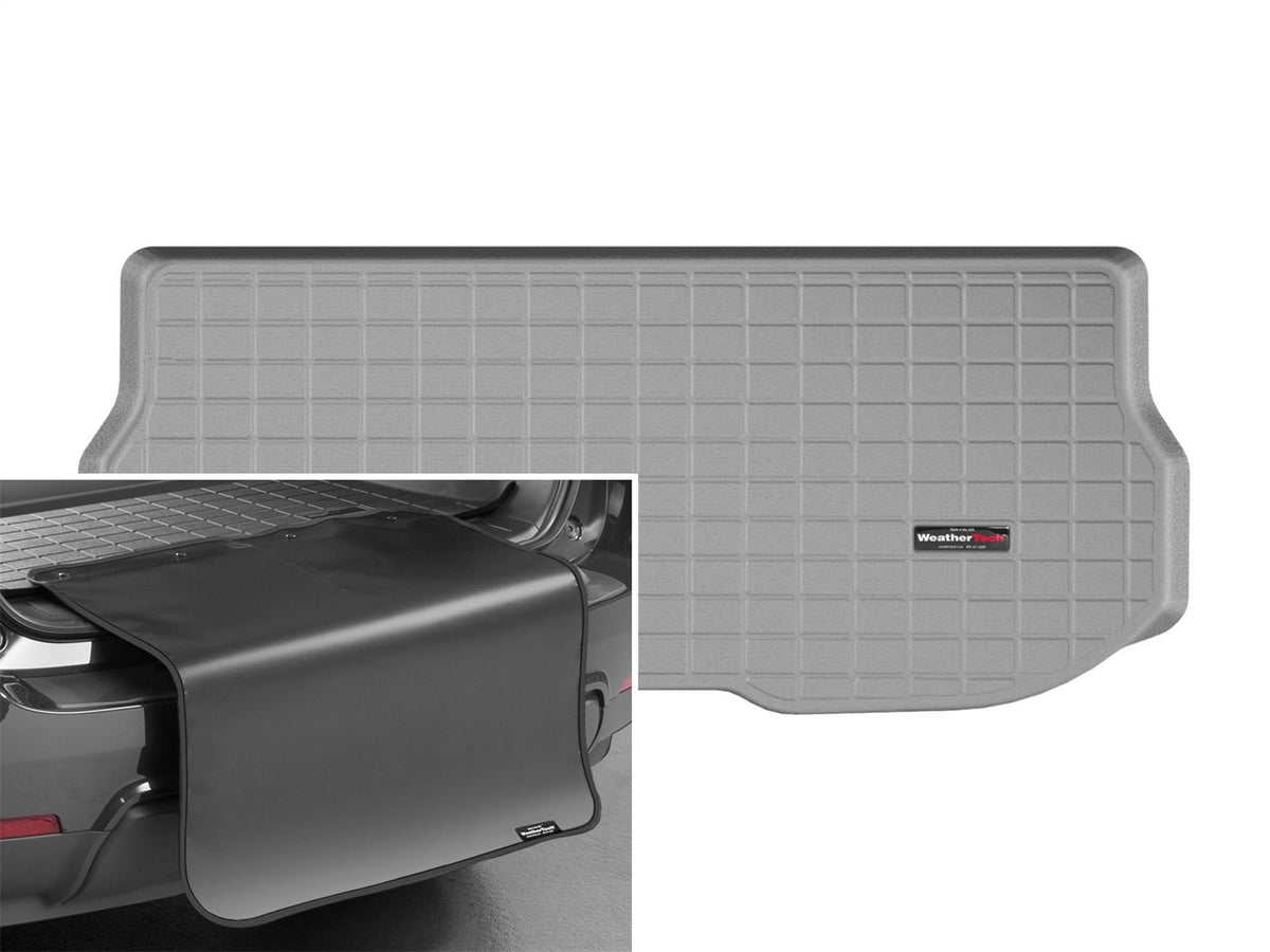 Weathertech - Cargo Liner w/Bumper Protector - Gray Behind 3rd Row Seating 11-17 Quest - 42956SK