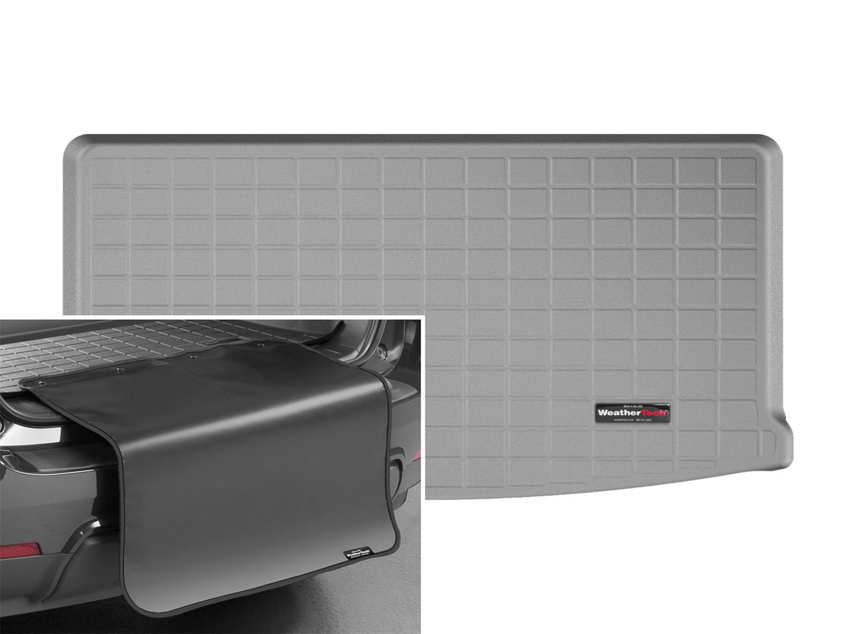 Weathertech - Cargo Liner w/Bumper Protector - Gray Behind 3rd Row Seating 18-26 Atlas - 42973SK