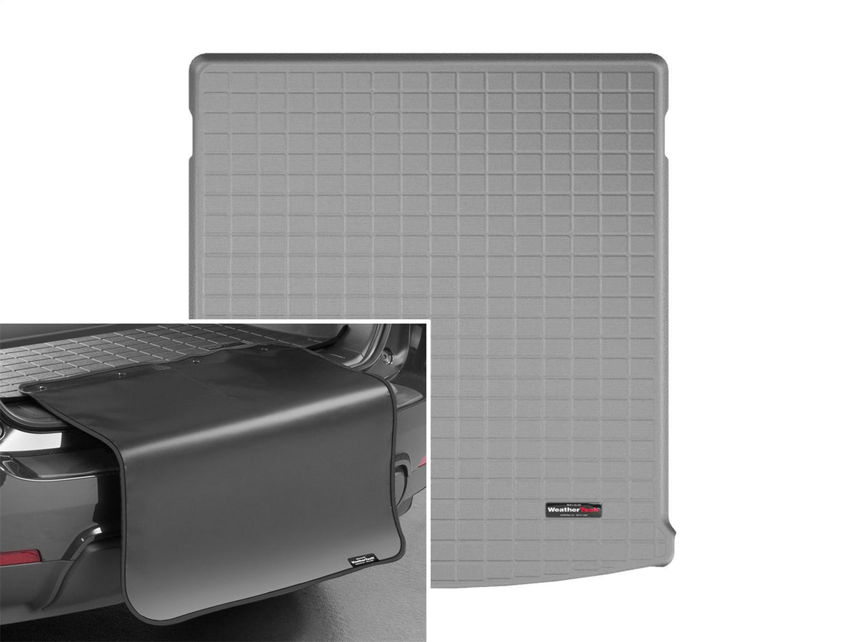 Weathertech - Cargo Liner w/Bumper Protector - Gray Behind 2nd Row Seating 18-26 Atlas - 42974SK