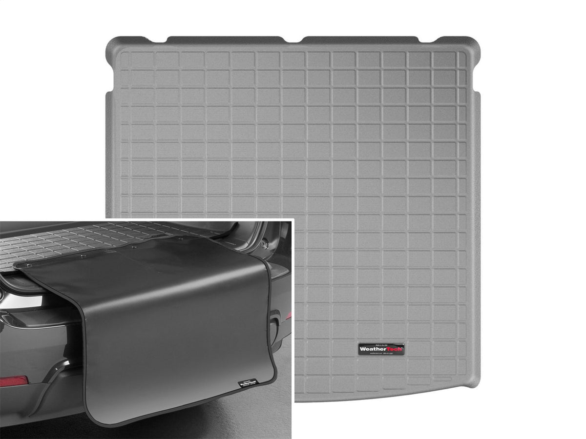 Weathertech - Cargo Liner w/Bumper Protector - Gray Behind 2nd Row Seating 18-24 Tiguan - 42975SK