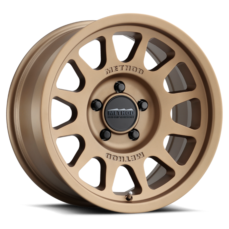 Method MR703 17x8.5 +25mm Offset 5x5 71.5mm CB Method Bronze Wheel - MR70378550925