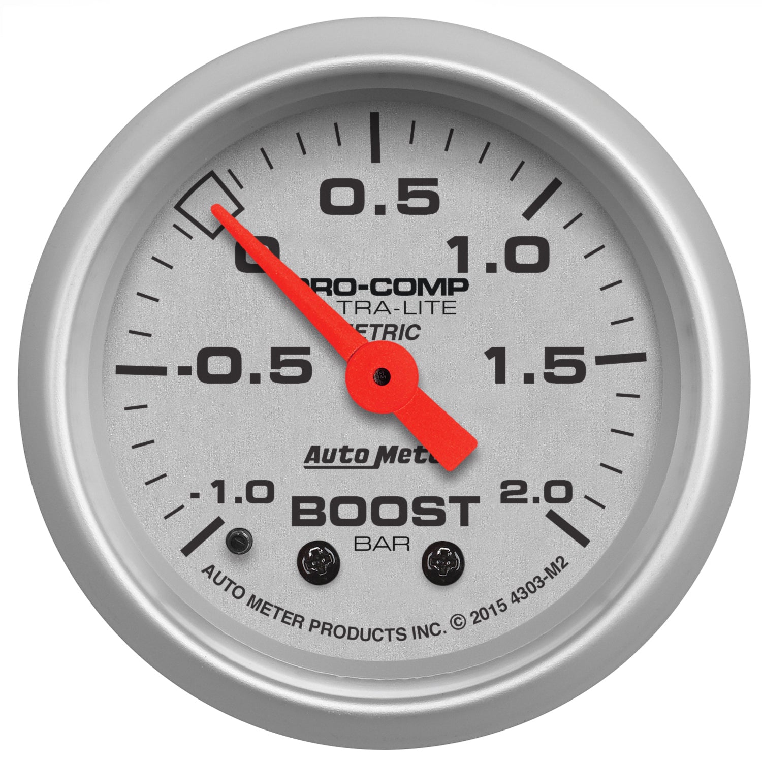 Autometer Ultra-Lite Gauge Vac/Boost 2 1/16in -1 - +2 Bar Mechanical Ultra-Lite - 4303-M2
