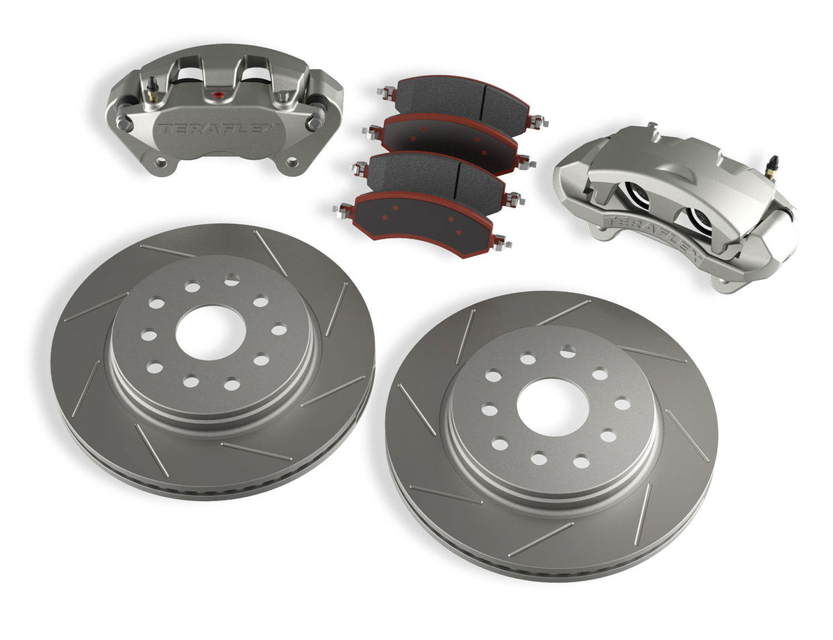 Teraflex JK Fr Big Brake Rotors Slotted Pair