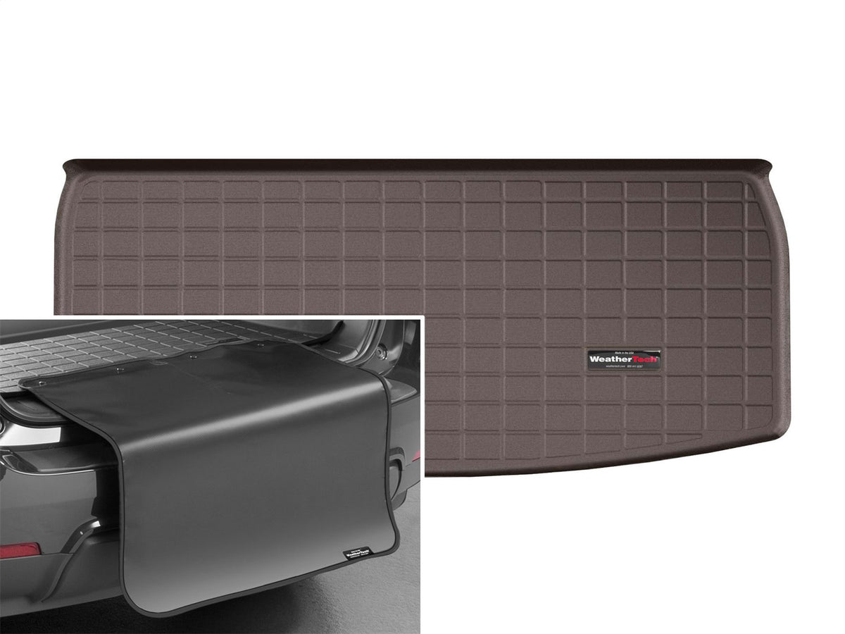 Weathertech - Cargo Liner w/Bumper Protector - Cocoa Behind 3rd Row Seating 20-25 Aviator - 431309SK