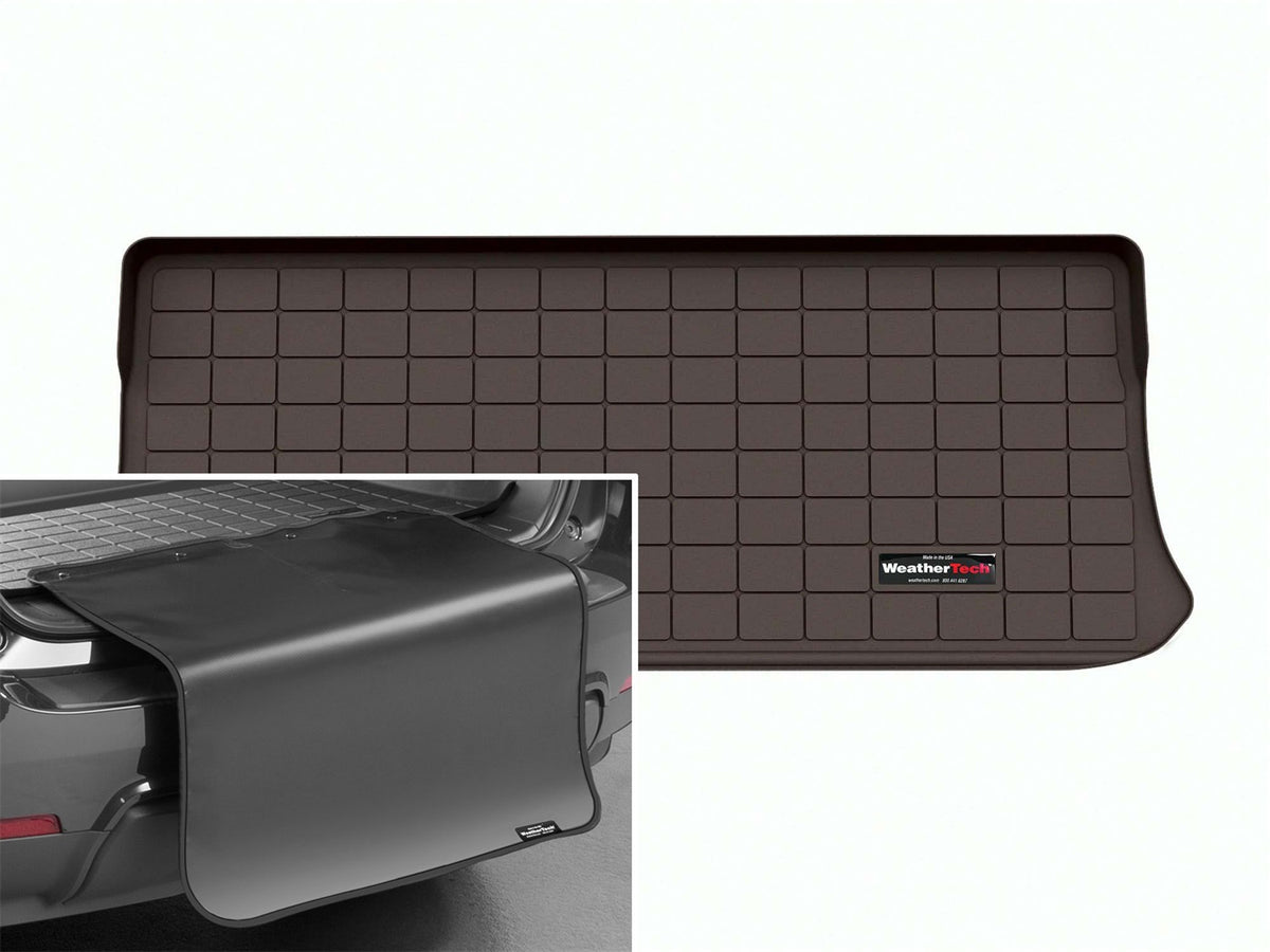 Weathertech - Cargo Liner w/Bumper Protector - Cocoa Behind 3rd Row Seating 23-26 Benz EQS - 431561SK