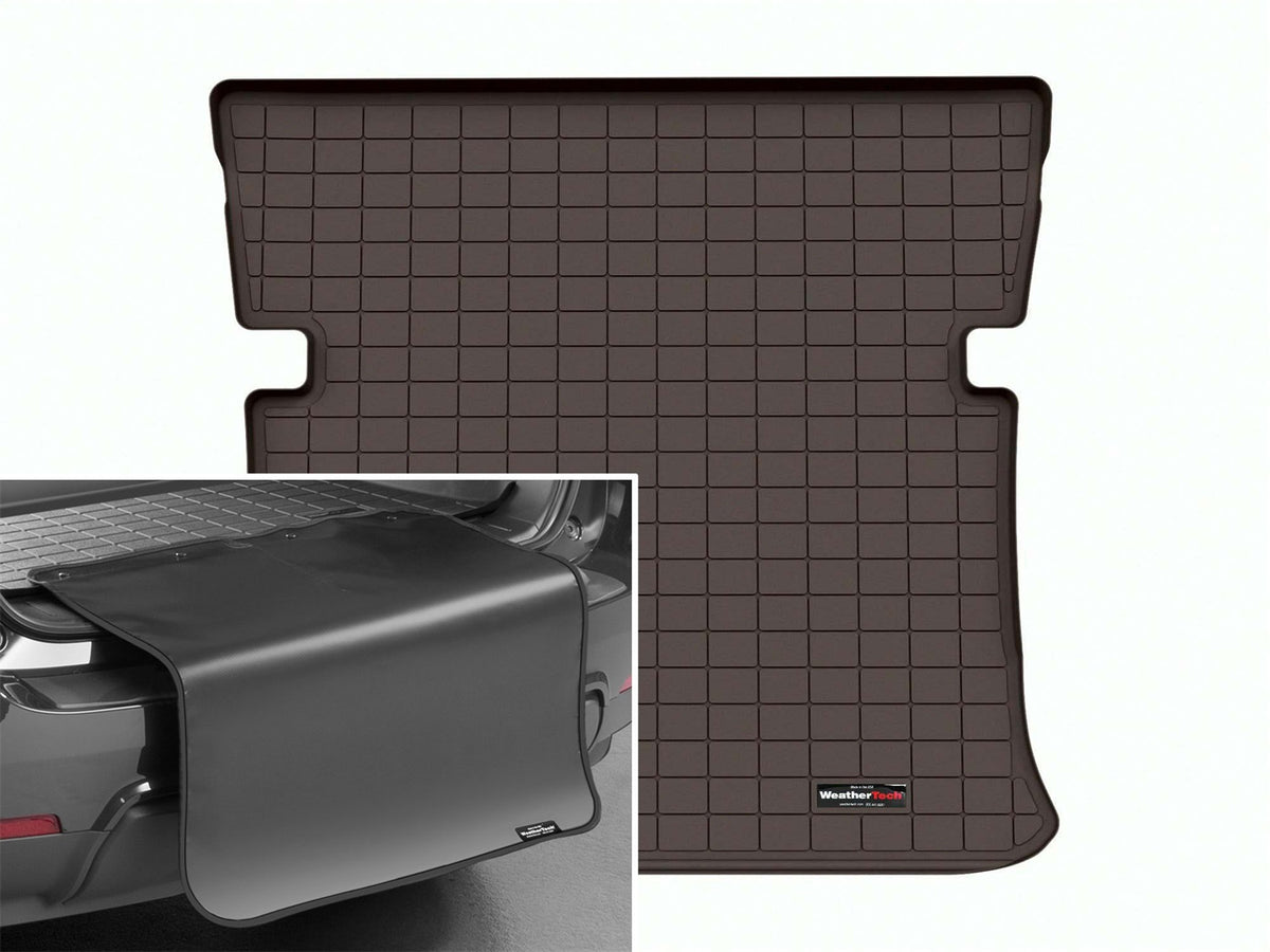 Weathertech - Cargo Liner w/Bumper Protector - Cocoa Behind 2nd Row Seating 23-26 Benz EQS - 431562SK