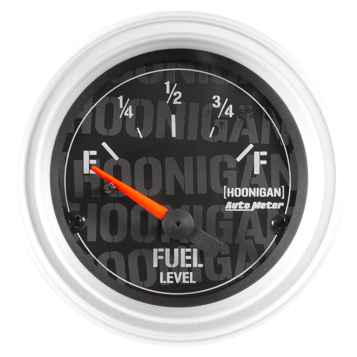 Autometer Hoonigan 52mm 24 Ohm Empty 33 Ohm Full Electronic Fuel Level Gauge - 4316-09000