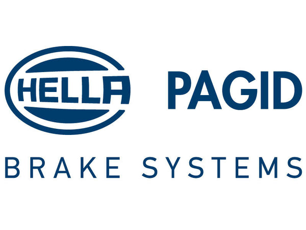 Hella 05-14 Aston Martin DB9 Rear Brake Pad Set - 355015881 by Hella - front view