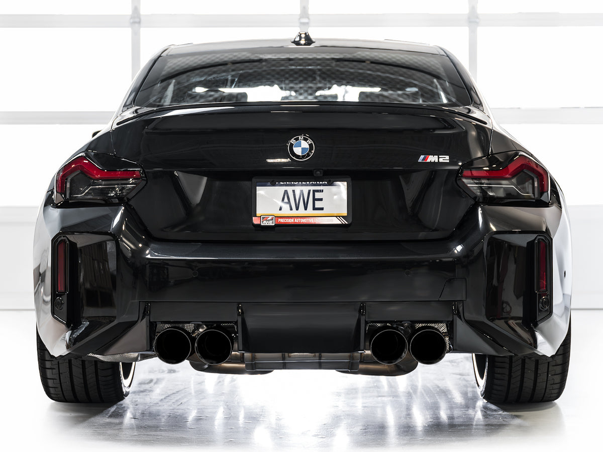 AWE Tuning 23-24 BMW G87 M2 SwitchPath Edition Exhaust - Diamond Black Tips - 3025-43487