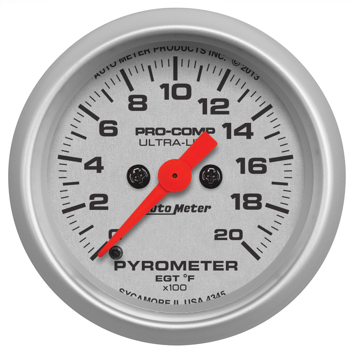 Autometer Ultra-Lite 52mm 0-2000 Deg F Electronic EGT Kit - 4345
