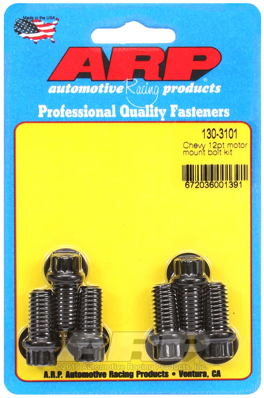 ARP Chevy 12pt Motor Mount Bolt Kit - 130-3101